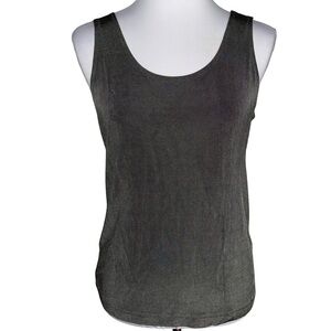 Chico's Travelers Dark Gray Tank Top